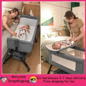 Baby crib Baby Bed baby crib with diaper changing station,Bassinet Bedside baby crib, Infant Crib Bed mosquito net For Newborns Portable rocking ,Baby Crib adjustable height baby crib,Hammock folding baby crib Baby