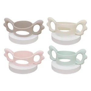 Baby Bottle Handles Safety Grip Silicone Bottle Handles for Hegen Bottle and Other Dia 6-7cm Wide-Neck Bottle Holder